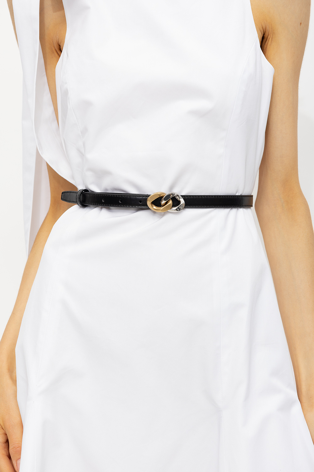 SchaferandweinerShops GB - Black Vegan leather belt Stella
